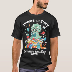 T-shirt Découvrez une histoire été lecture 2026 bibliothèq
