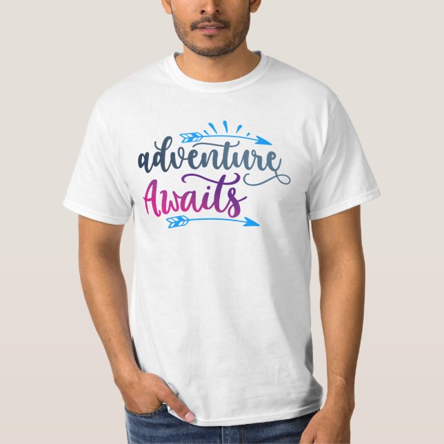 T-shirt Découvrez votre prochaine aventure (Devant)