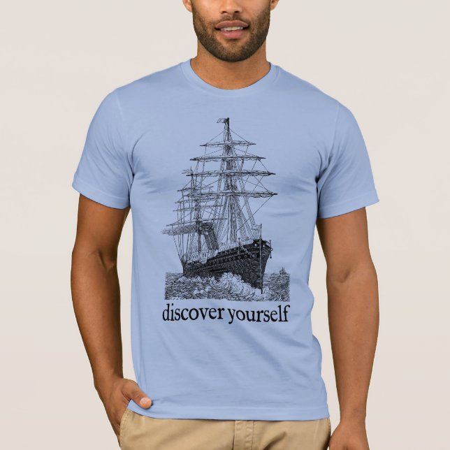 T-shirt Découvrez-vous chemise (Devant)