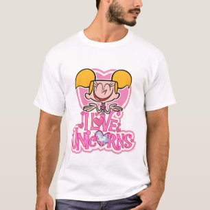 T-shirt Dee Dee - I Love Unicorns