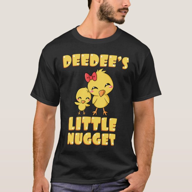 T-shirt Deedee's Little Nugget Chicken Lover Grandma Mothe (Devant)
