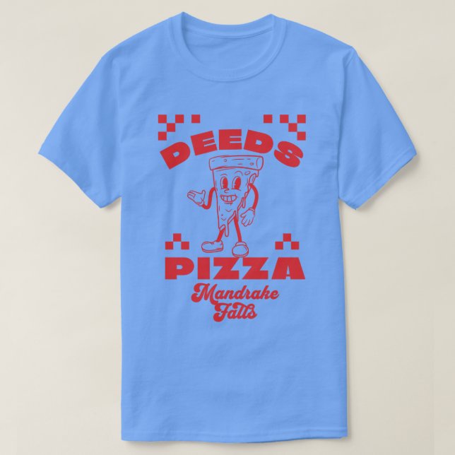 T-shirt Deeds Pizza Mandrake Falls 1 (Design devant)