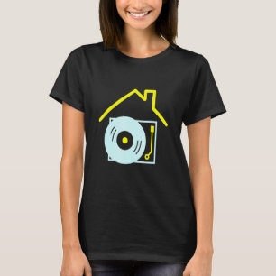 T-shirt Deejay I Love House Music - House Music Dj Turntab