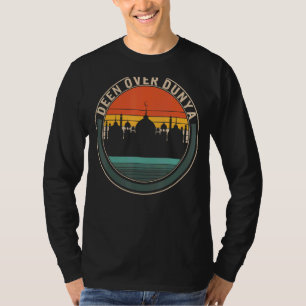 T-shirt Deen au-dessus de la mosquée musulmane de Dunya pr