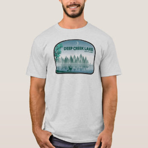 T-shirt Deep Creek Lake Maryland Cerf