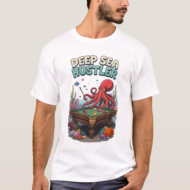 T-shirt Deep Sea Pool Hustler (Devant)