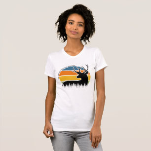 T-shirt Deer Buck Laissez la nature être votre enseignant