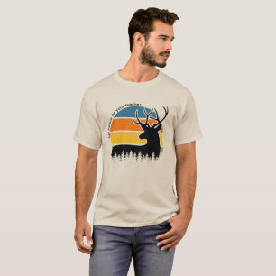 T-shirt Deer Buck Laissez la nature être votre enseignant
