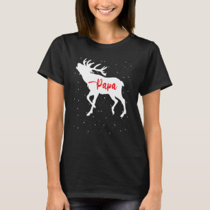 T-shirt Deer Christmas Matching Famille Papa Pajamas Chris