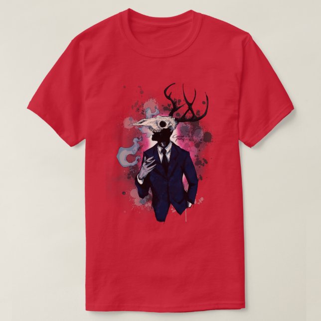 T-shirt Deer Daddy Viens Jouer (Design devant)