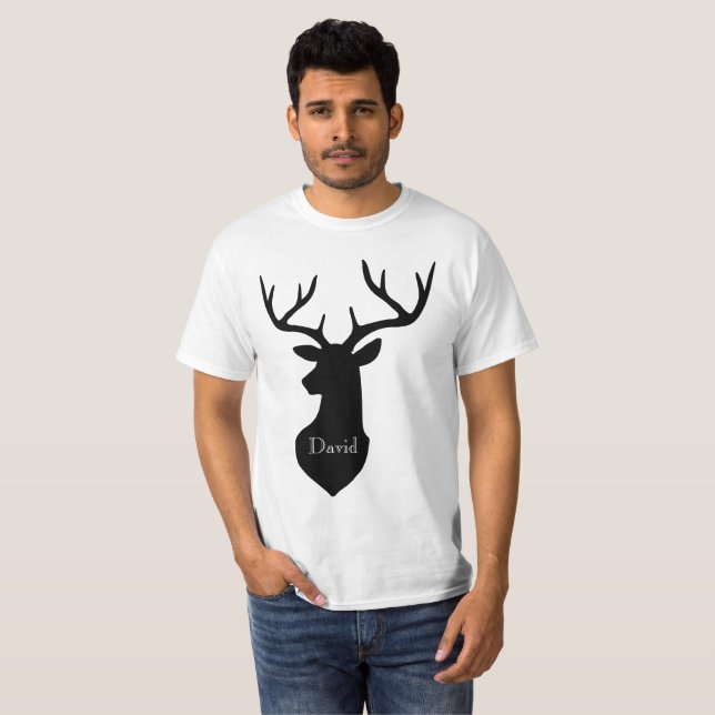 T-shirt Deer Head Buck (Devant entier)