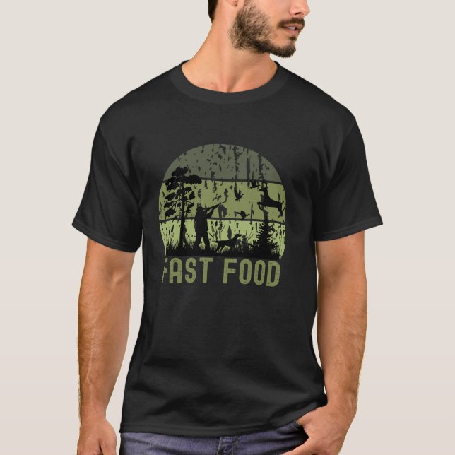 T-shirt Deer Hunter Wildlife Fast Food Pour l'aventure de  (Devant)