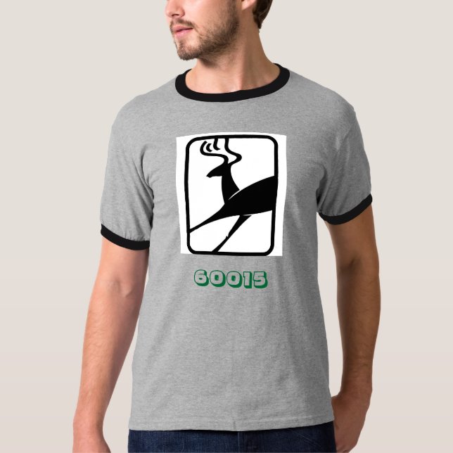 T-shirt Deerfield l'Illinois - 60015 (Devant)