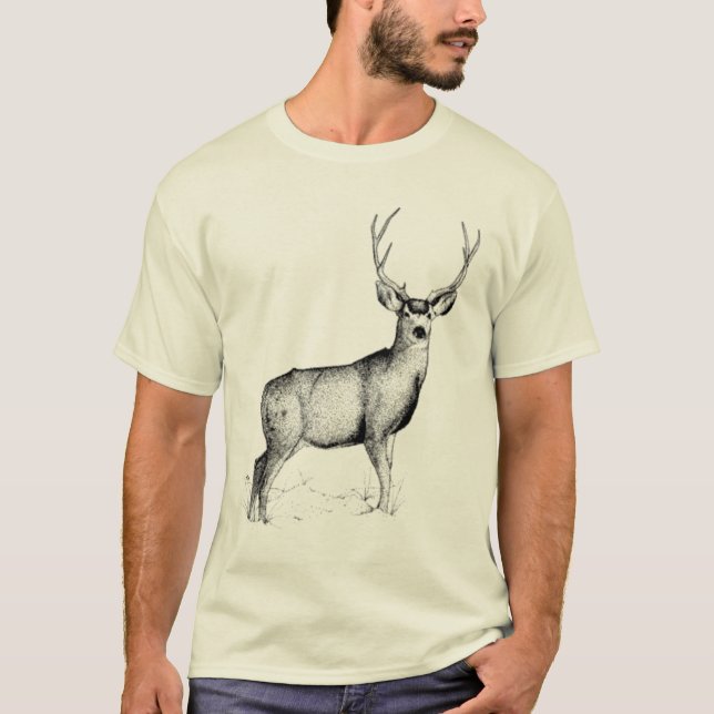 T-shirt deerg masculin (Devant)