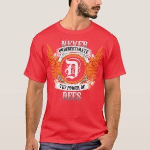 T-shirt Dees Name Shirt Ne Sous-Estime Jamais La Puissance