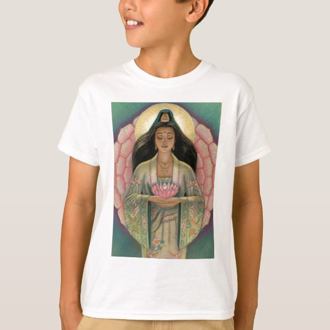 T-shirt Déesse de Kuan Yin de compassion (Devant)