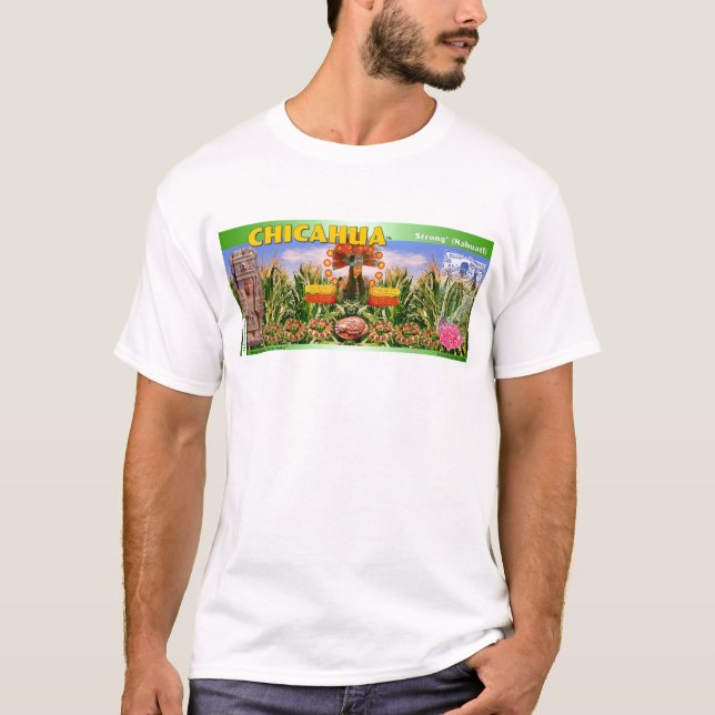 T-shirt Déesse de Mexicain de TONANTZIN (Devant)