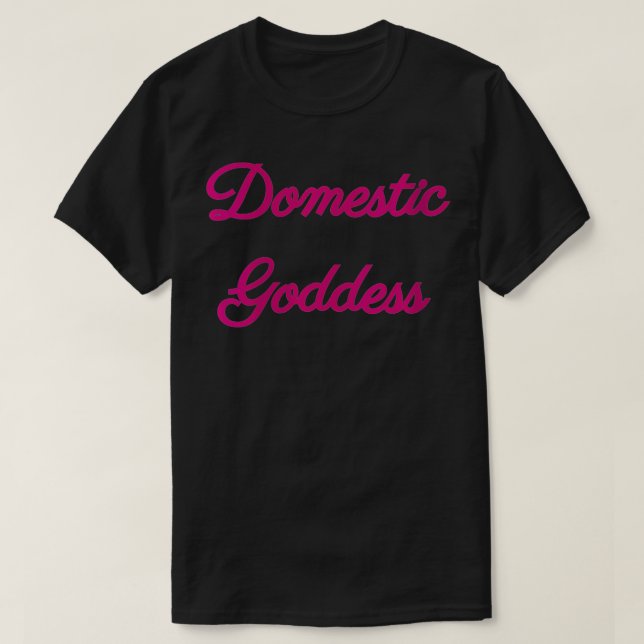 T-shirt Déesse domestique féminine VNeck (Design devant)