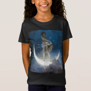 T-Shirt Déesse Luna diffusant les étoiles la nuit