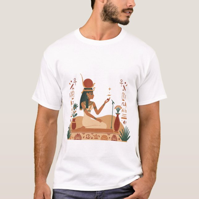T-shirt déesse nephthys (Devant)
