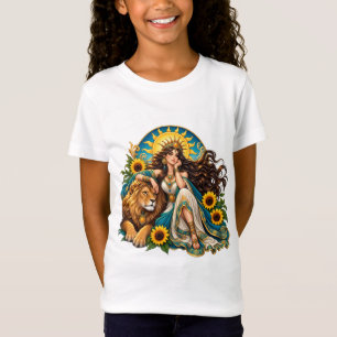 T-Shirt Déesse persane du Soleil et Lion – Fanta Zodiaque