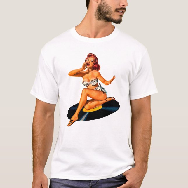 T-shirt Déesse Rockabilly (Devant)