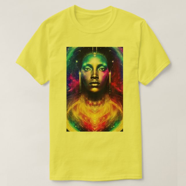 T-shirt Déesse spatiale universelle (Design devant)