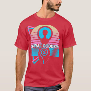 T-shirt Déesse Spirale Pagan Paganisme Wicca Wiccan Retro