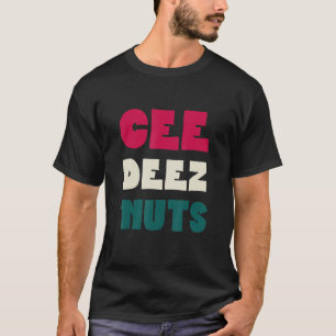 T-shirt Deez Nuts Funny Mème Amant Pajama de Noël