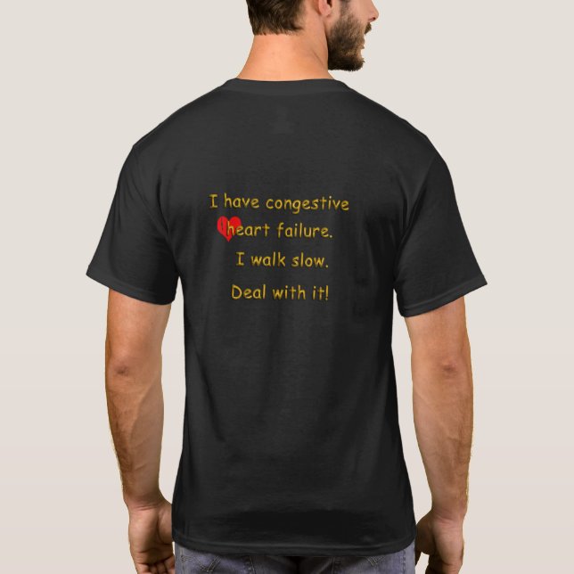 T-shirt Défaillance cardiaque congestive (Dos)