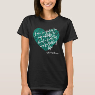 T-shirt Défaillance cardiaque congestive Guerrier Santé ca