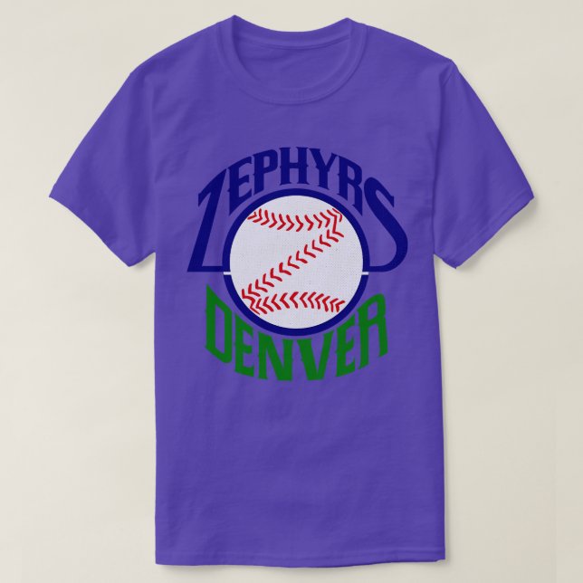 T-shirt Défaite de Denver Zephyrs Ligue mineure de basebal (Design devant)
