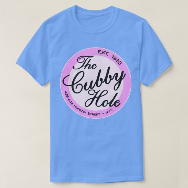 T-shirt Défaite Le Cubby Hole 80s Lesbian Nightclub NYC 1 (Design devant)