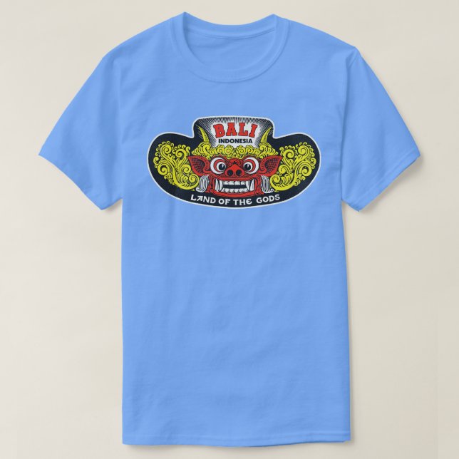 T-shirt Défaut BALI Indonésie Souvenir touristique Bagages (Design devant)