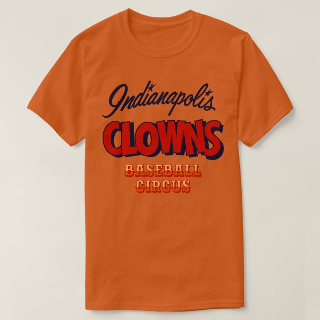 T-shirt Défaut de baseball des clowns d'Indianapolis (Design devant)