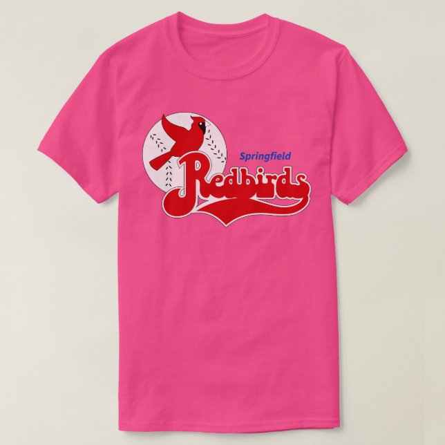 T-shirt Défaut de baseball des Redbirds de Springfield 198 (Design devant)