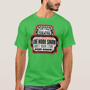 T-shirt Défaut De La Grotte Théâtre Adulte Los Angeles