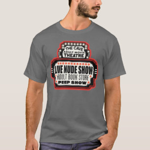 T-shirt Défaut De La Grotte Théâtre Adulte Los Angeles