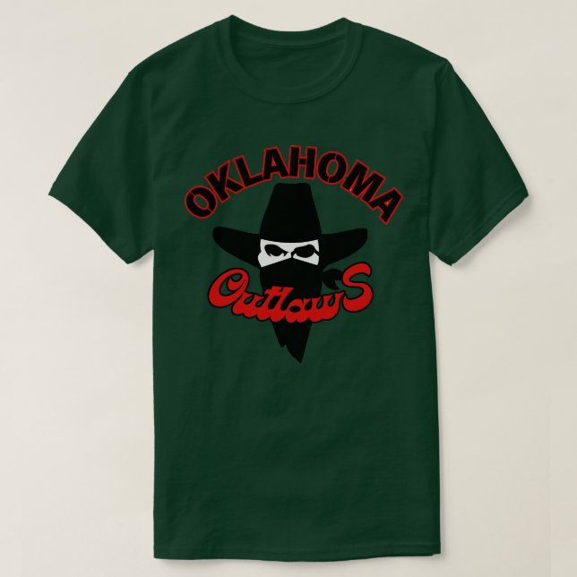 T-shirt Défaut de l'Oklahoma Outlaws 1984 (Design devant)