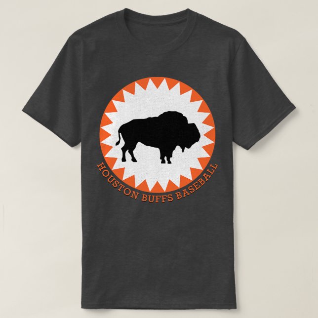 T-shirt Défaut Houston Buffs Buffalos Mineure Ligue Baseba (Design devant)