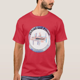 T-shirt Défendre et protéger notre démocratie
