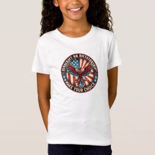 T-Shirt Défendre la démocratie - Démocratie ou dictature