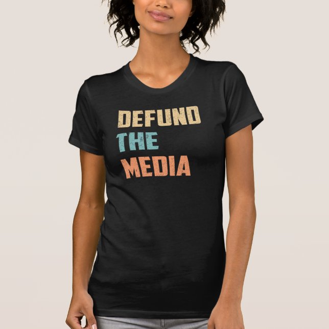 T-shirt Défendre les médias (Devant)