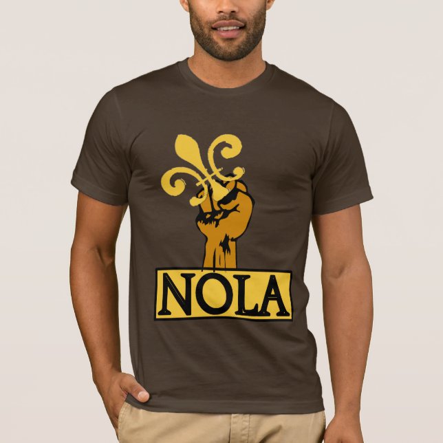 T-shirt Défendre NOLA, Fleur De Lis (Devant)