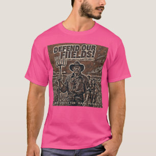 T-shirt Défendre nos champs - unique