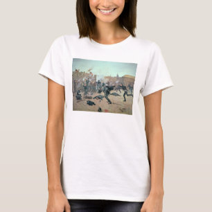 T-shirt Défense du fort : Les Indiens attaquent une