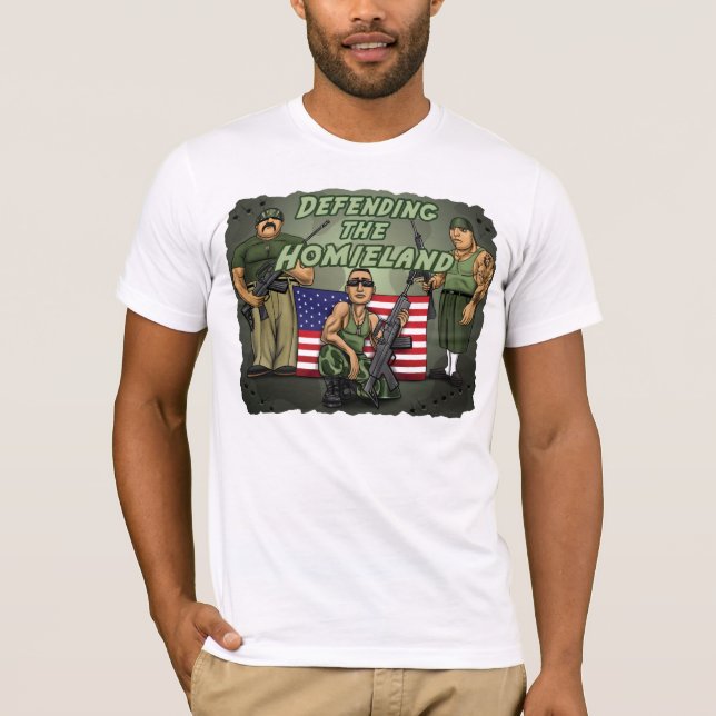 T-shirt Défense du Homieland (Devant)