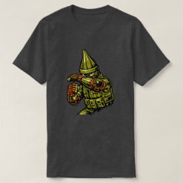 T-shirt Défenseur de rue Okra — Combat de défense rétro vi