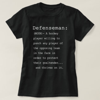 T-shirt Défenseur - Définition du hockey