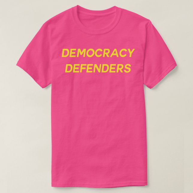 T-shirt Défenseurs de la démocratie (Design devant)